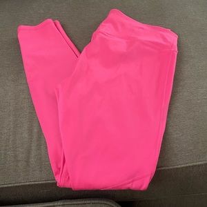 HOT pink Fabletics leggings 7/8